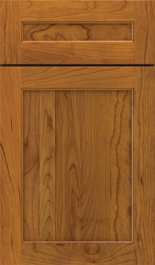 prescott_5pc_cherry_flat_panel_cabinet_door_pheasant