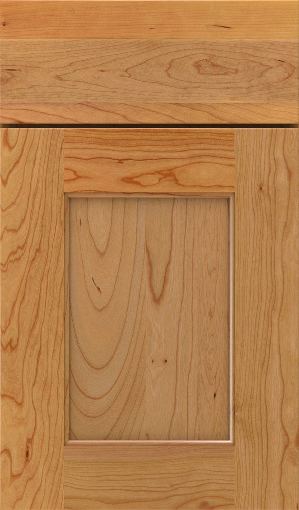 sloan cherry recessed panel cabinet door in natural