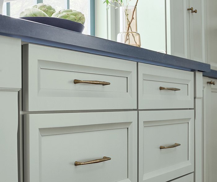 Butler's Pantry with Blue-Gray Cabinetry