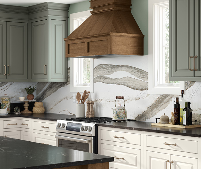 Inviting Three-Tone Traditional Kitchen
