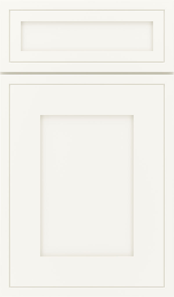 Airedale 5-Piece Maple Shaker Style Cabinet Door in White