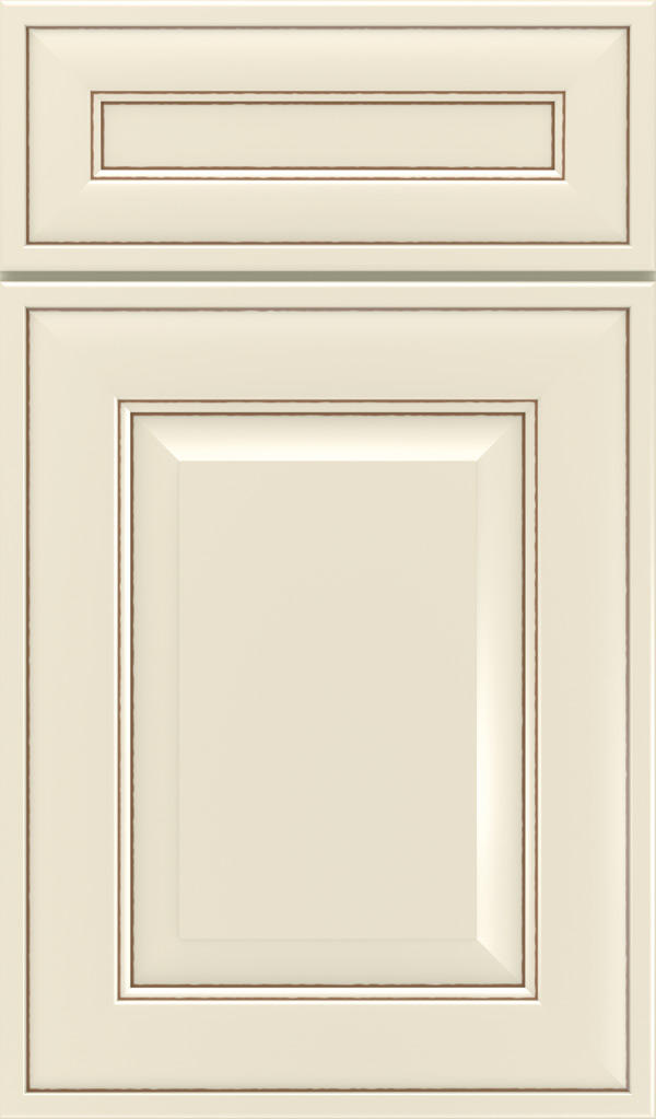 Davenport 5-Piece Maple Raised Panel Cabinet Door in Chantille Coffee